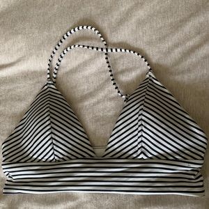 Striped Bikini Top